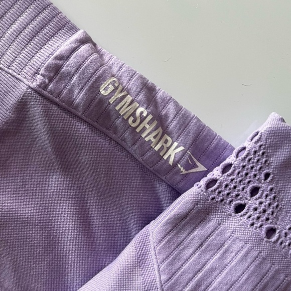 Gymshark • Eyelet Purple Gymshark Leggings - Picture 3 of 4